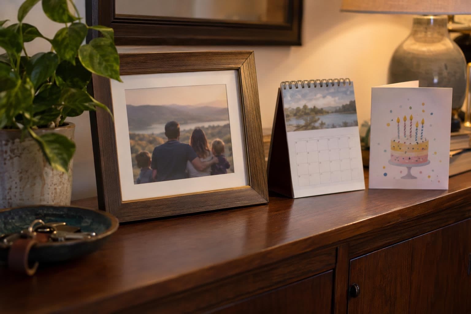 A family photo, birthday card and calendar evoke details Meta Muse’s reported memory pages could include about non-users.