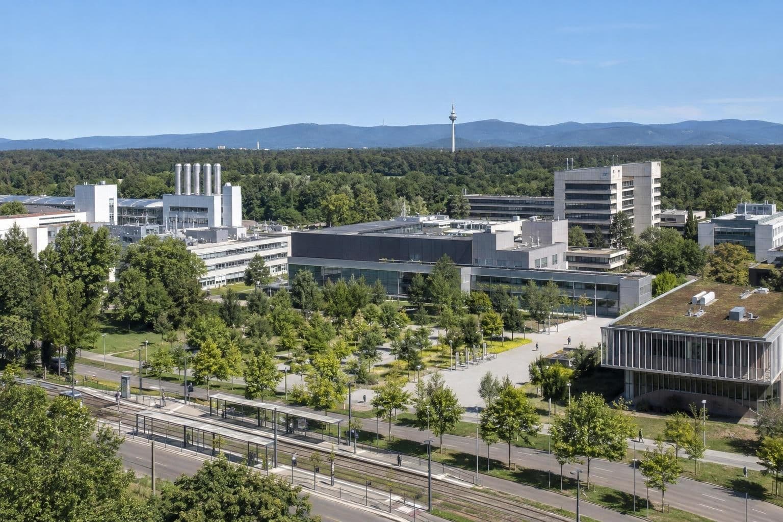 Buildings at KIT’s Campus North, where HoreKa 2 was commissioned.