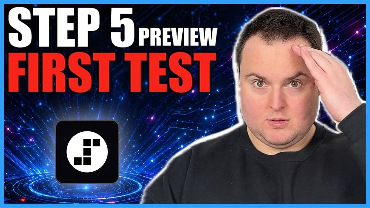 Thumbnail of the YouTube video “Step 5 Preview First Test – Is THIS a DeepSeek Competitor?”